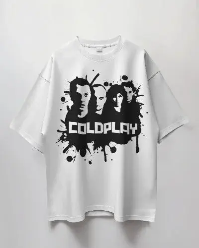 ColdPlay Tour Glow in Dark Oversized T-Shirt - YORD