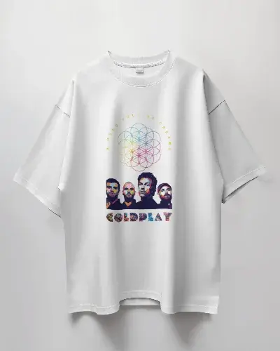 Premium Coldplay Oversized Concert T-Shirt - French Terry Cotton (240 GSM) - YORD