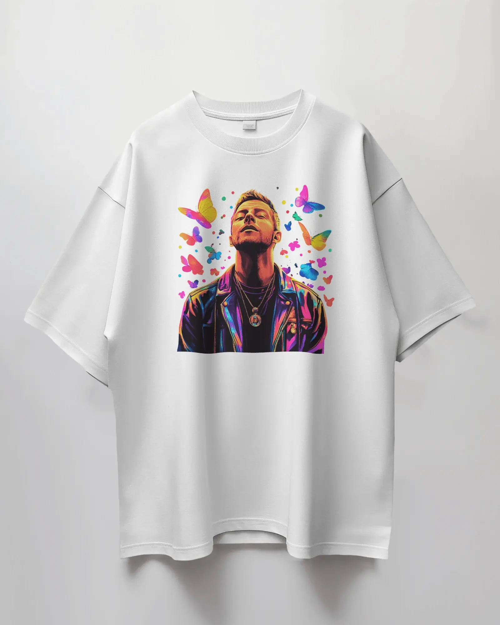 Premium Oversize Coldplay Concert T-Shirt - French Terry Cotton 240 GSM - YORD