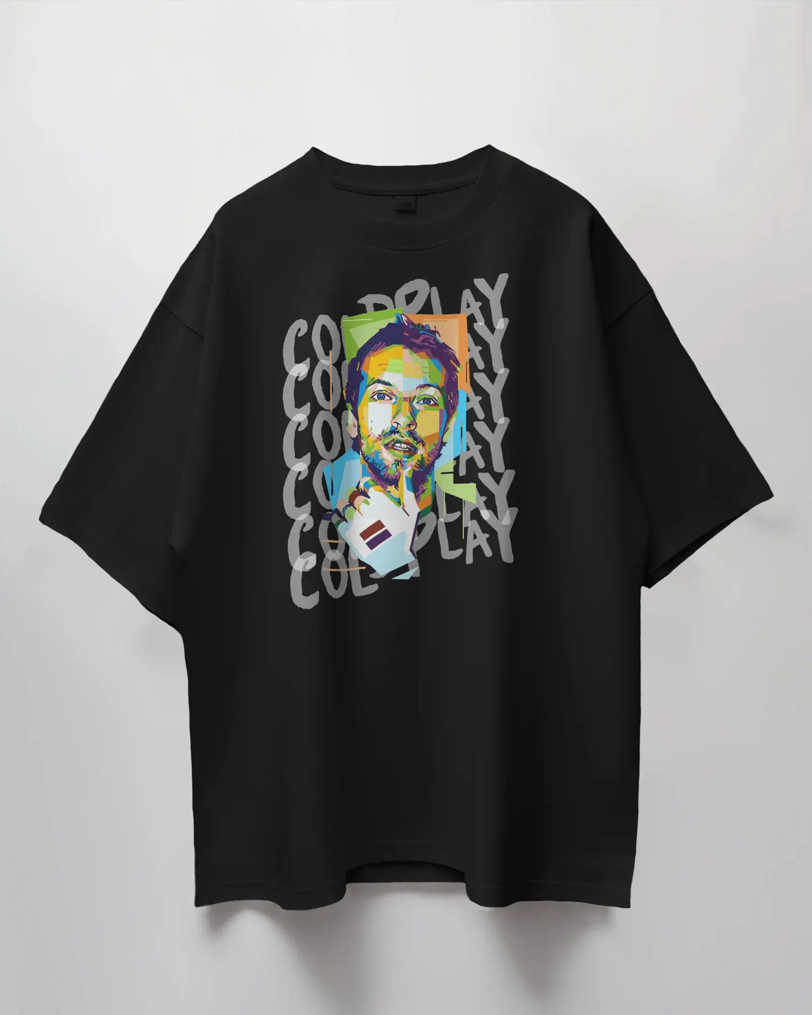 Premium Oversized Coldplay Concert T-Shirt - French Terry Cotton 240 GSM - YORD