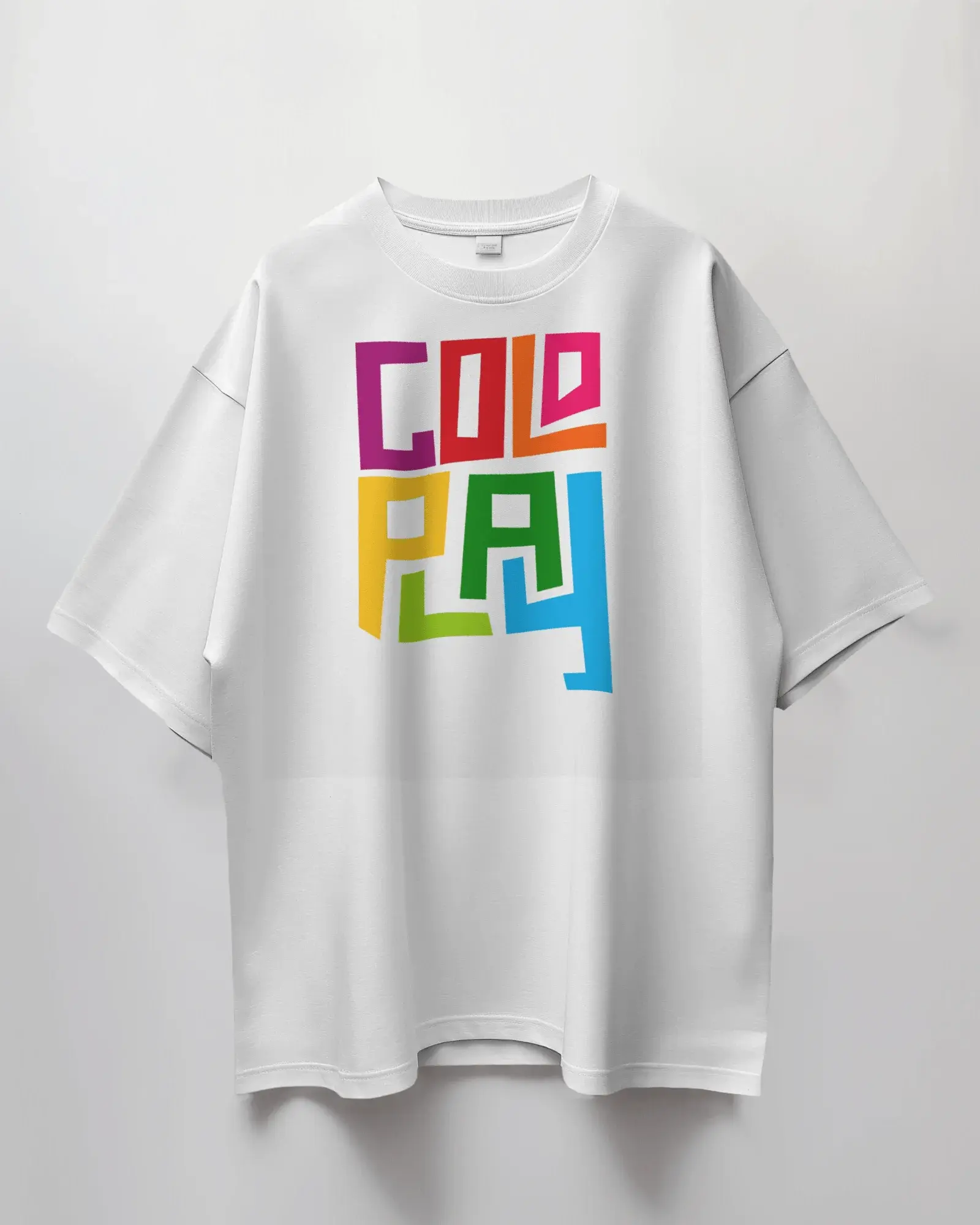 Premium Oversized Coldplay Concert T-Shirt - French Terry Cotton 240 GSM - YORD