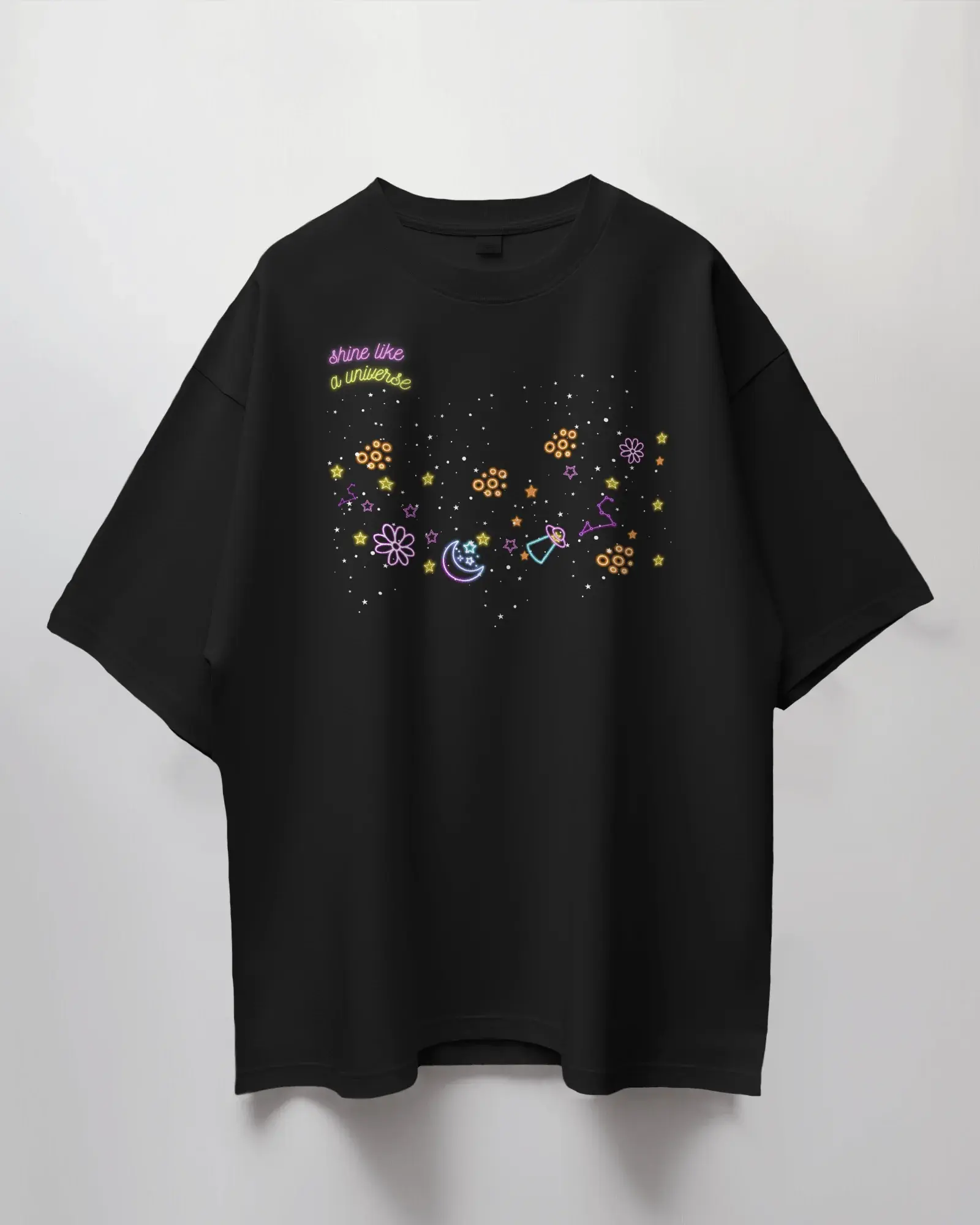 Premium Oversize French Terry Cotton Coldplay Concert T-Shirt - 240 GSM - YORD