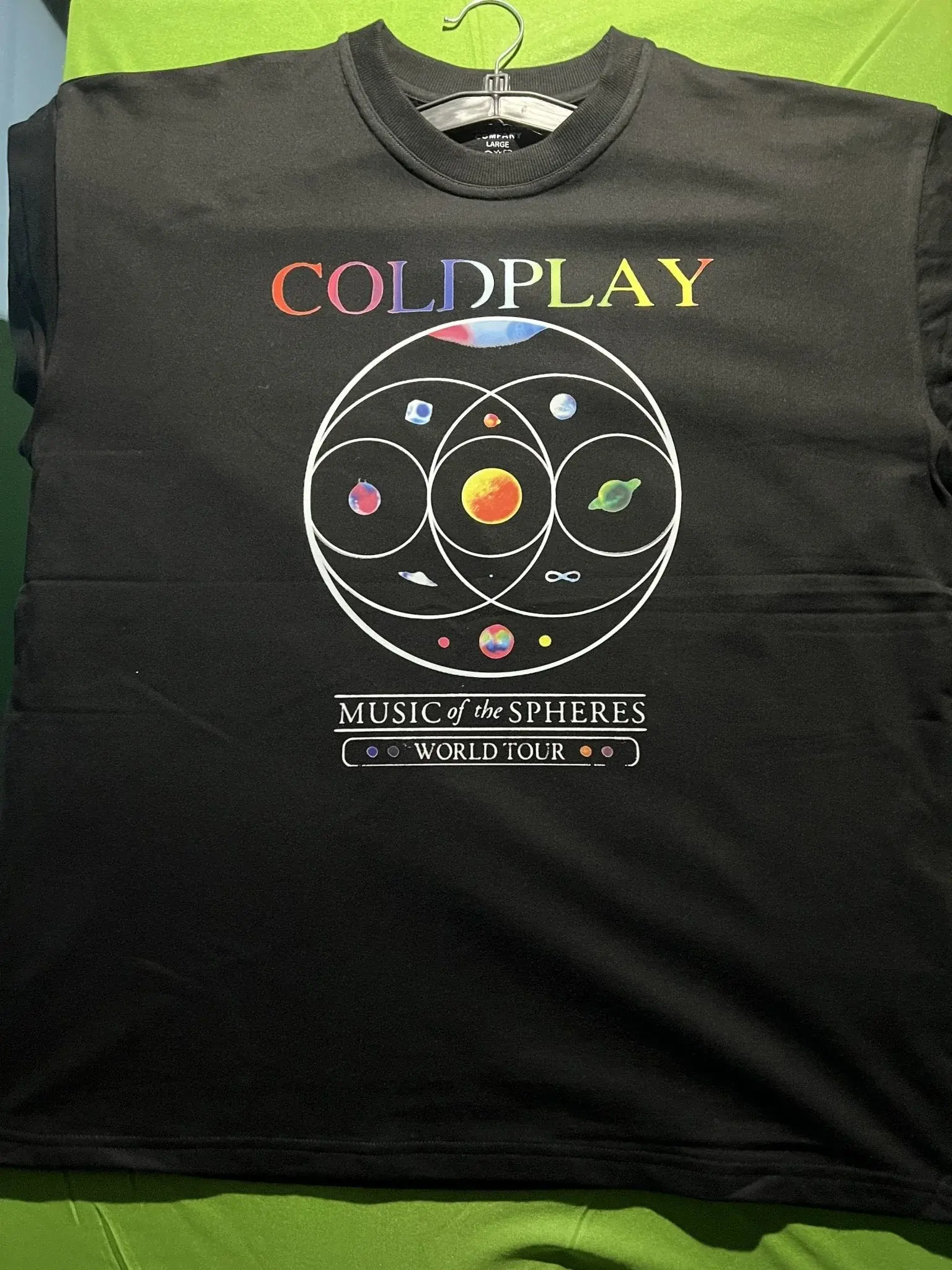 Coldplay regular size Tshirt - MUSIC OF THE SPHERES - YORD