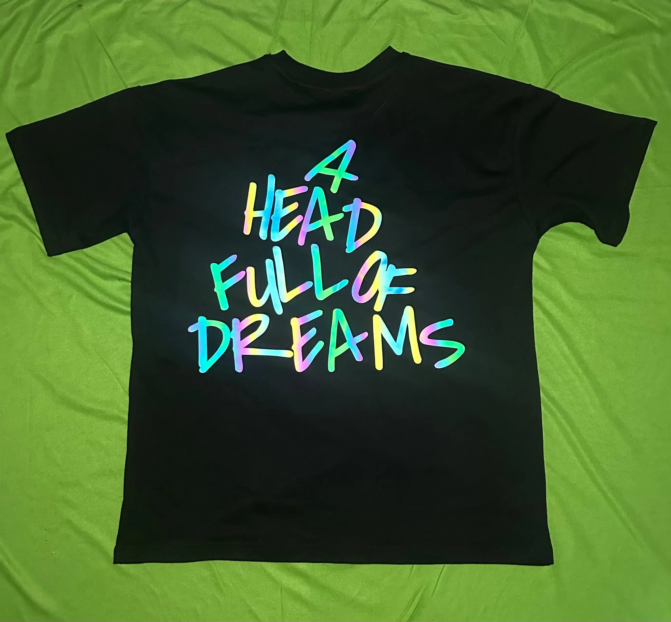 Coldplay A head full of dreams French Terry Rainbow Reflector T-Shirt