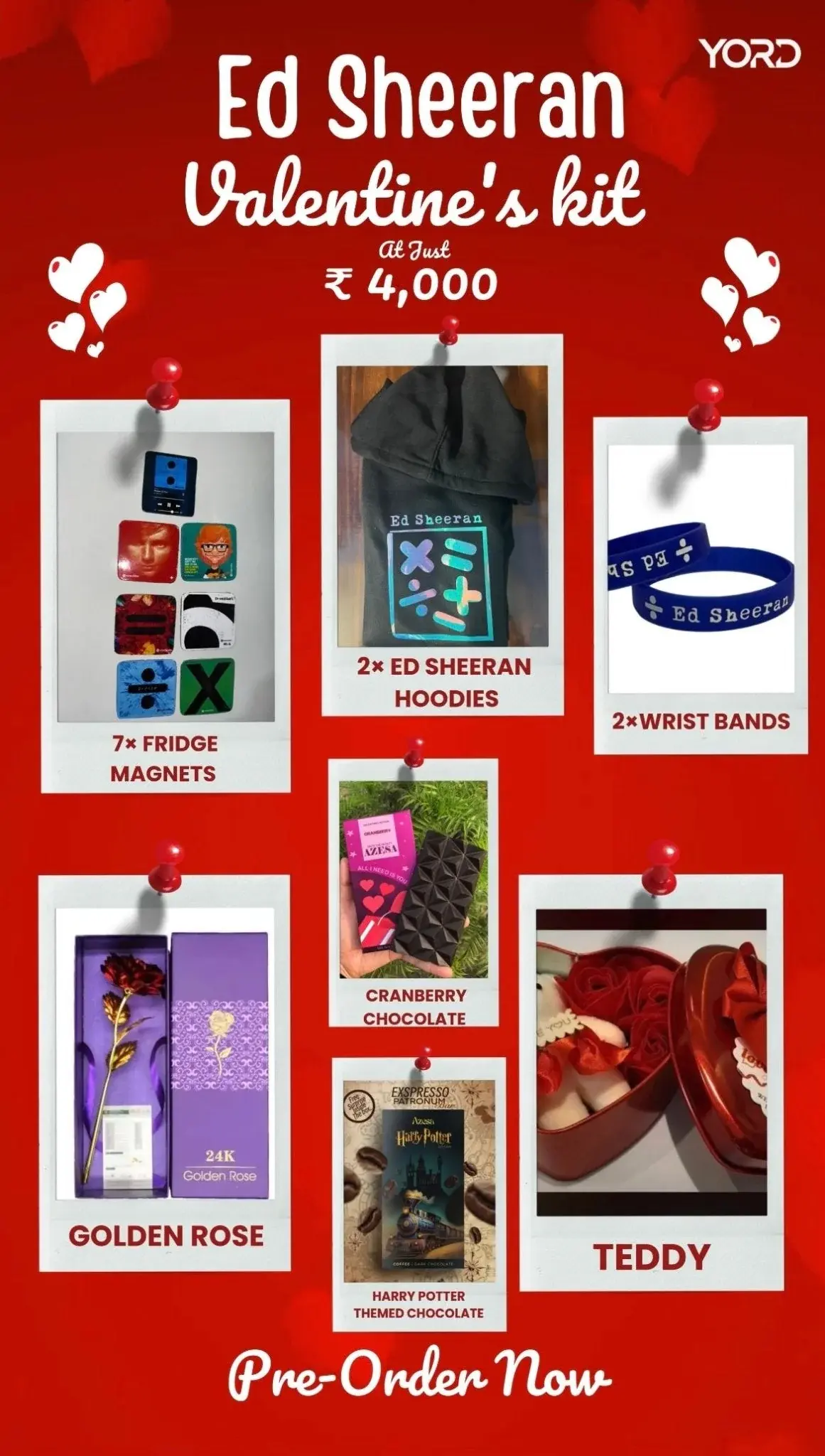 Ed Sheeran Valentine’s Bundle – Limited Edition - YORD