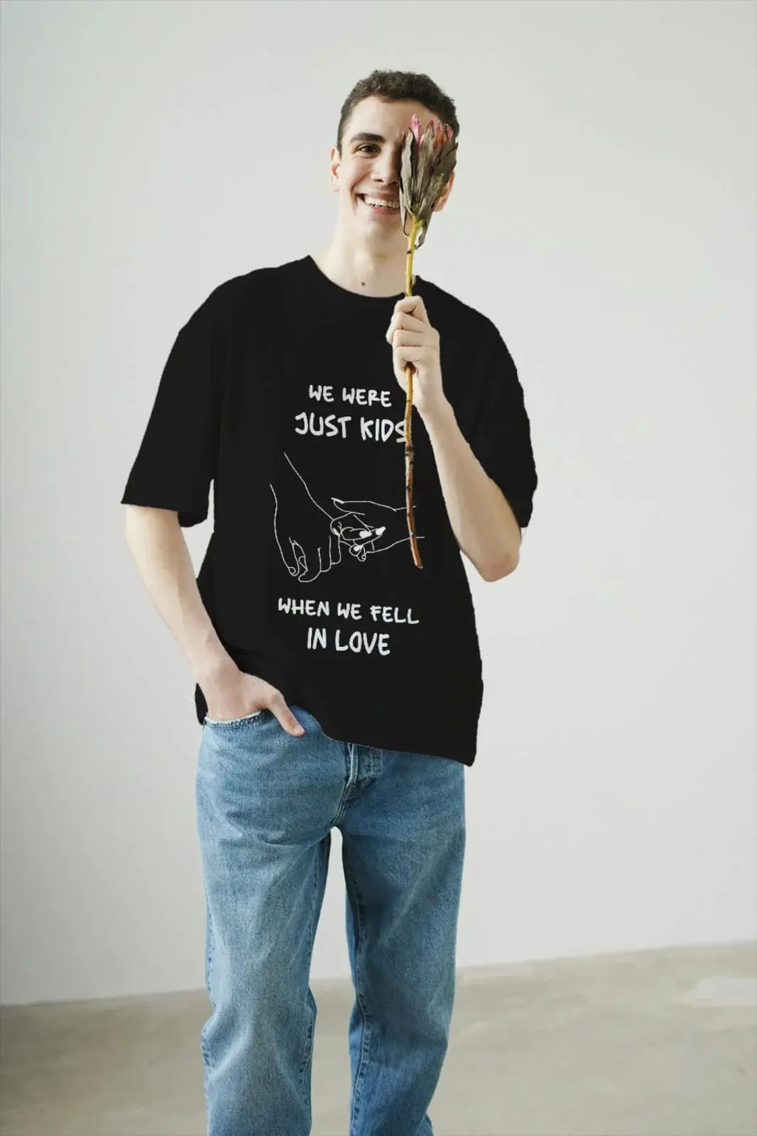 Premium Oversized "We Were Just Kids" French Terry Concert T-Shirt - Ed Sheeran Fan Collection - YORD