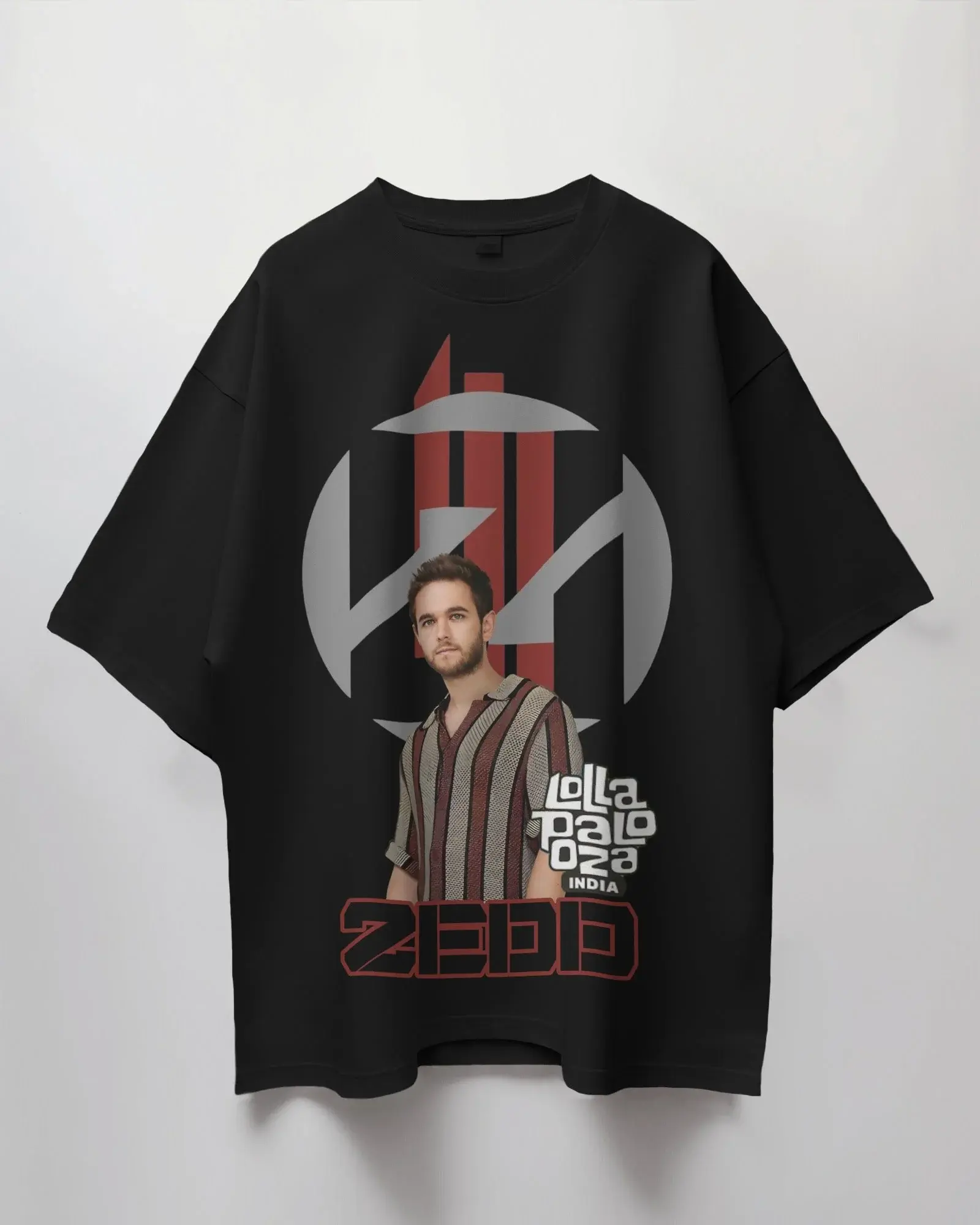 ZEDD Premium Oversized Luxury T-Shirt – Lollapalooza India Edition - YORD
