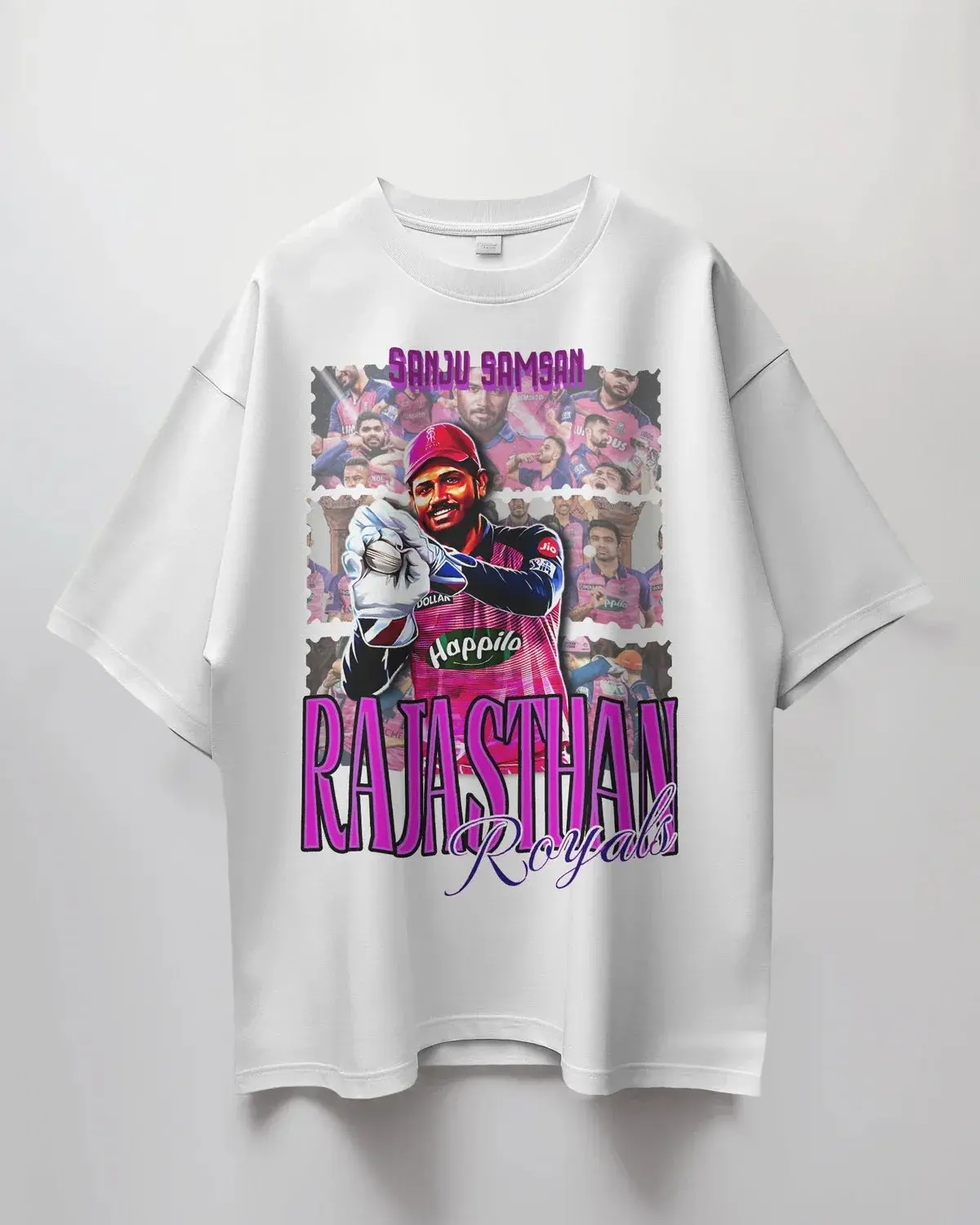 Premium Rajasthan Royals Sanju Samson Oversized T-shirt