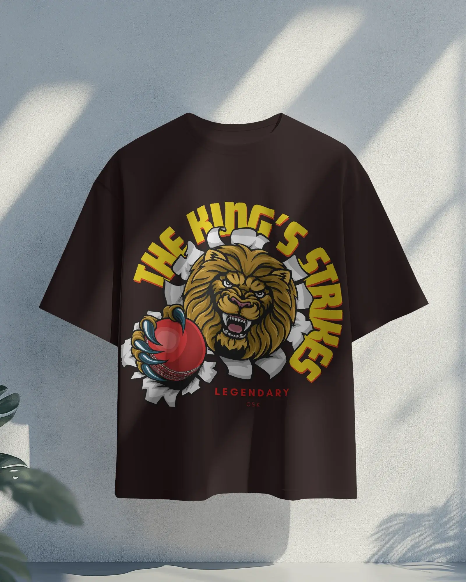 Premium 'The King's Stroke' RCB Cricket T-Shirt | Limited Edition