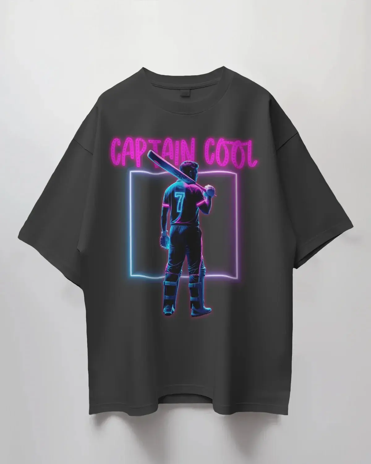 Premium CSK Captain Cool Glow In Dark Oversized T-shirt