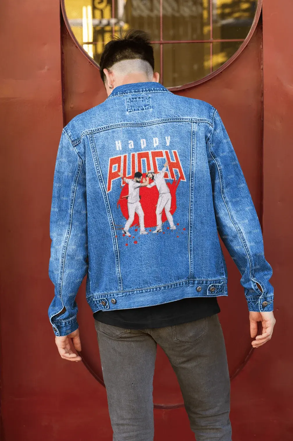 Premium IPL Happy Punch Denim Jacket | Limited Edition - YORD
