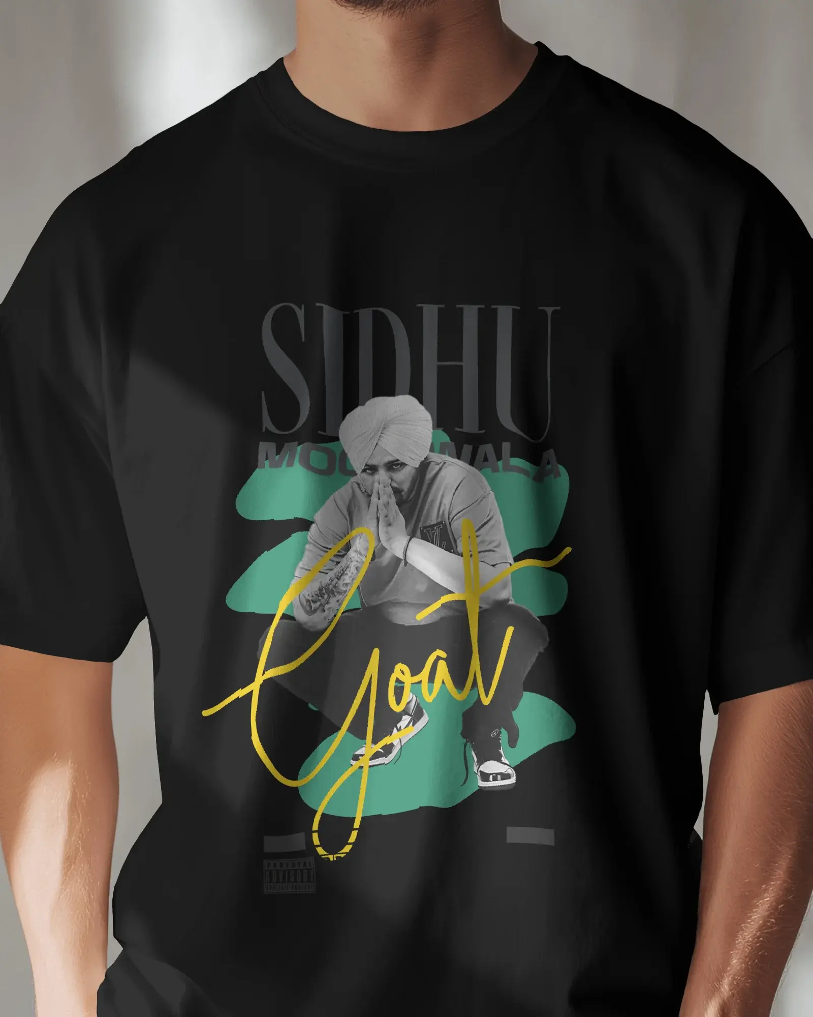 Premium Sidhu Moosewala 'GOAT' Tribute Limited Edition T-shirt