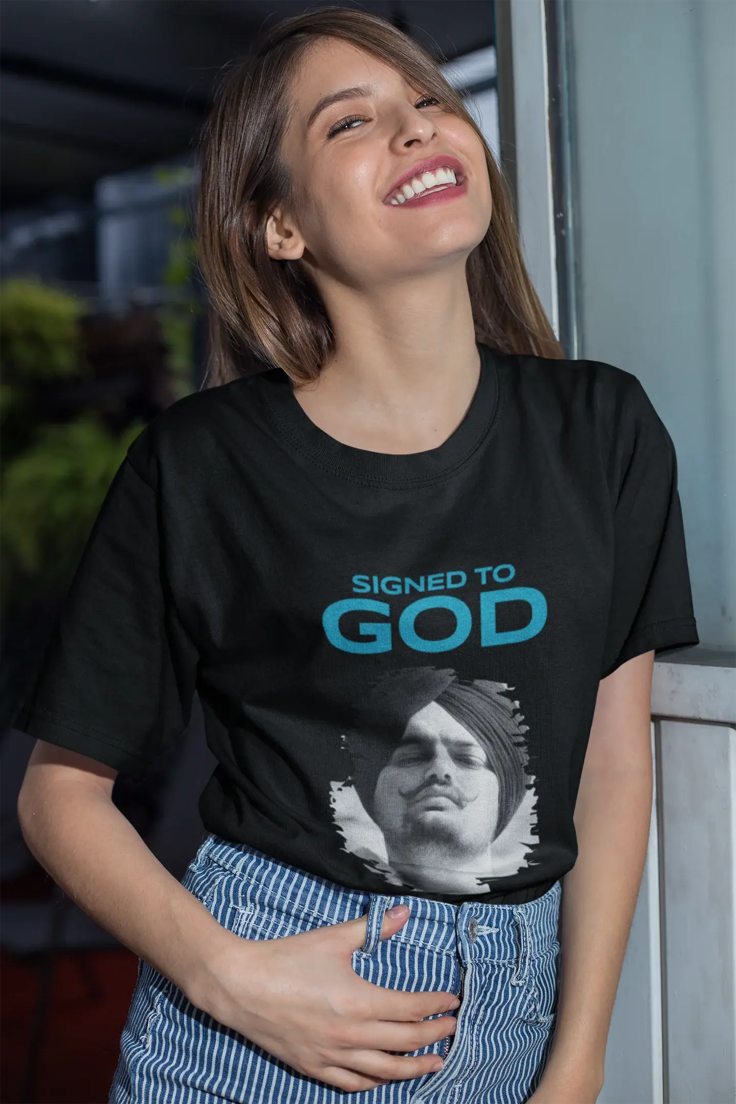 Premium Sidhu Moosewala 'Signed To God' Tribute T-shirt