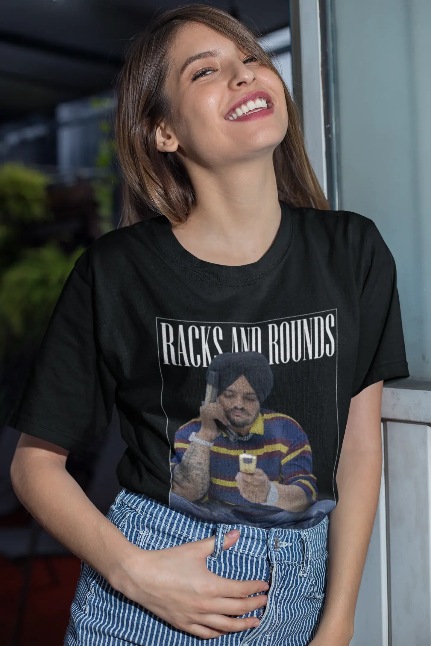 Premium Racks And Rounds Tribute Black T-shirt