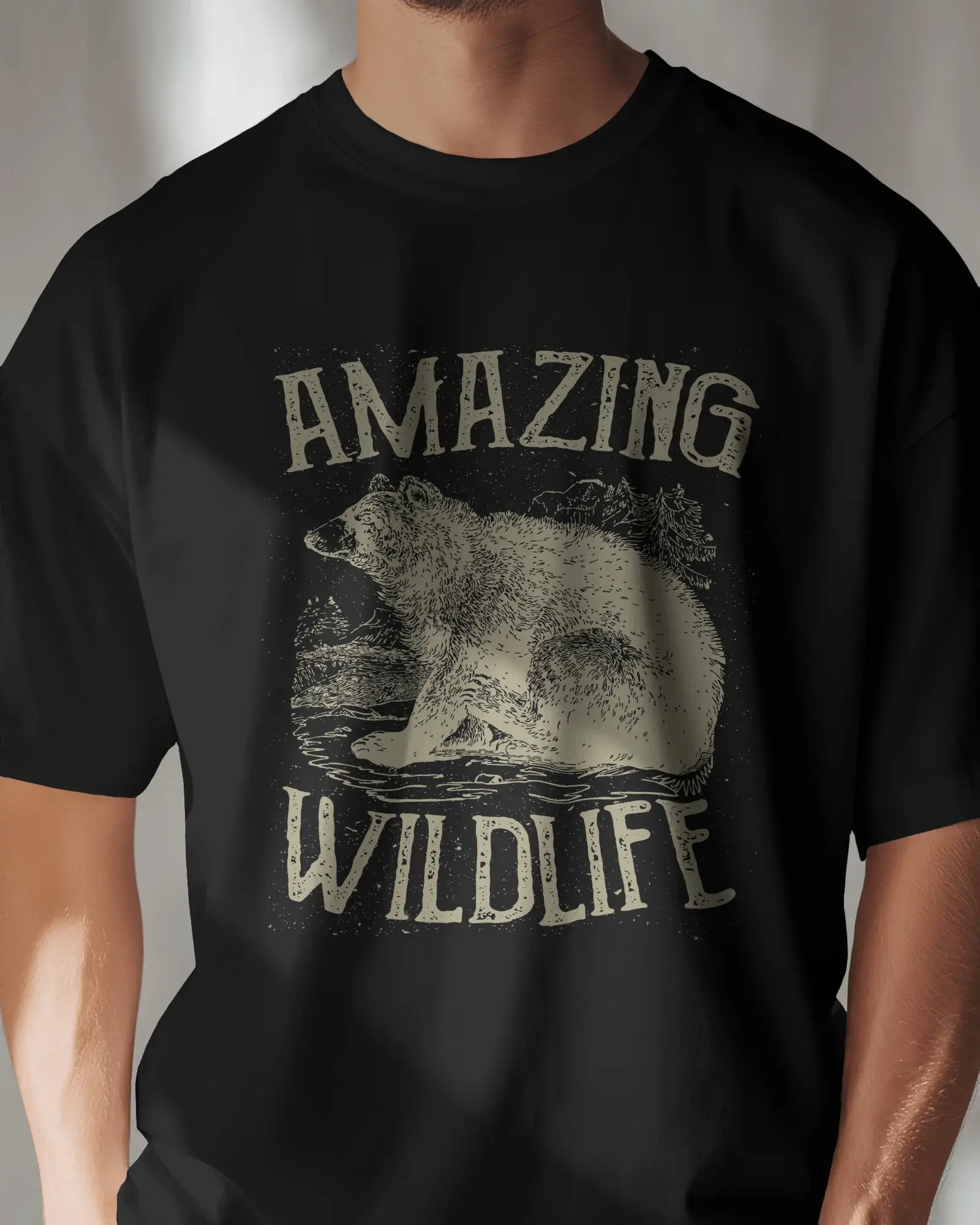 Premium Amazing Wildlife Bear T-Shirt | Exclusive Nature Design