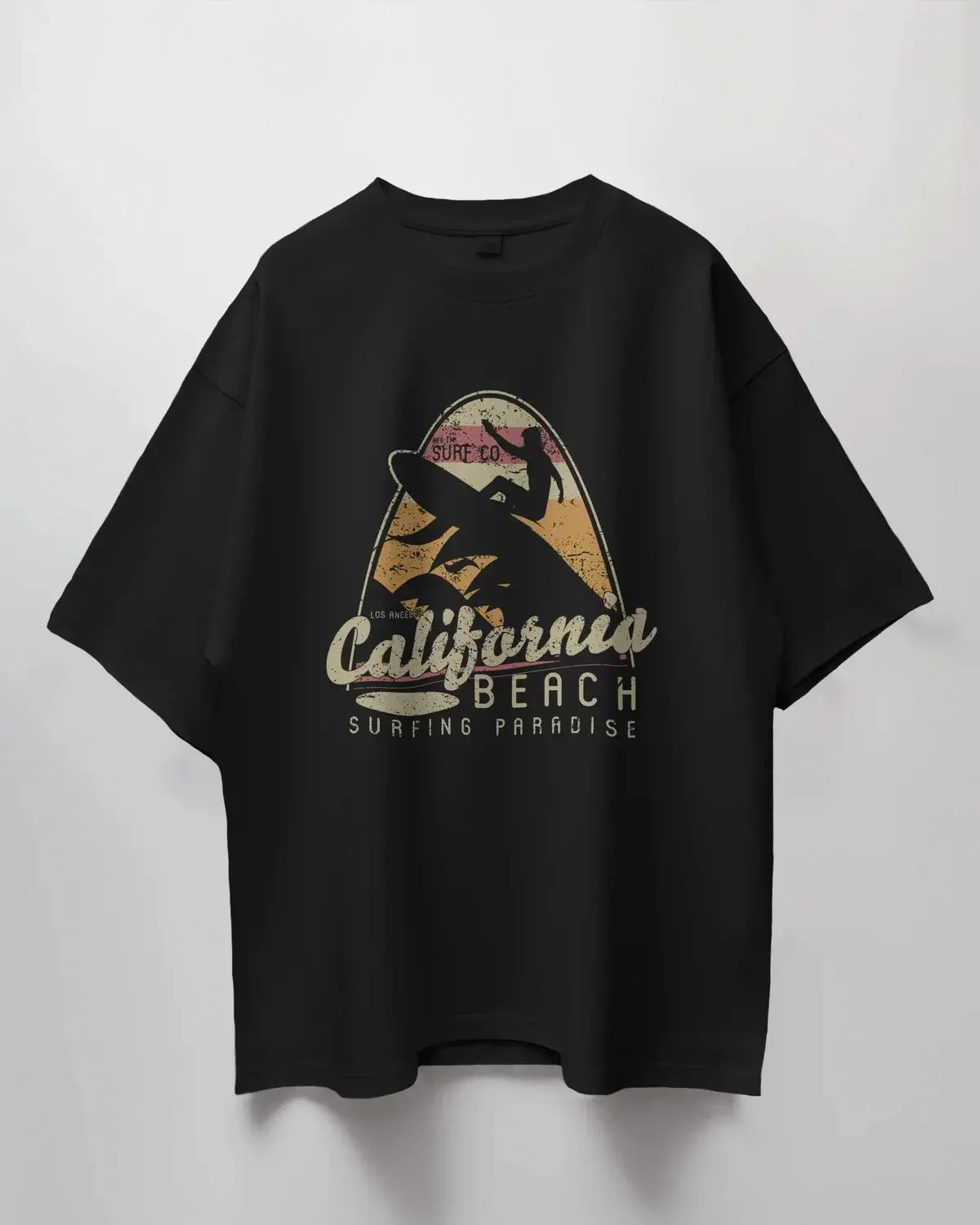 Premium California Beach Surfing Paradise Oversized T-shirt