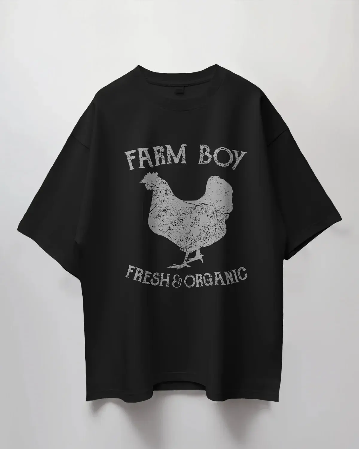 Premium Farm Boy Organic Chicken Oversized T-Shirt