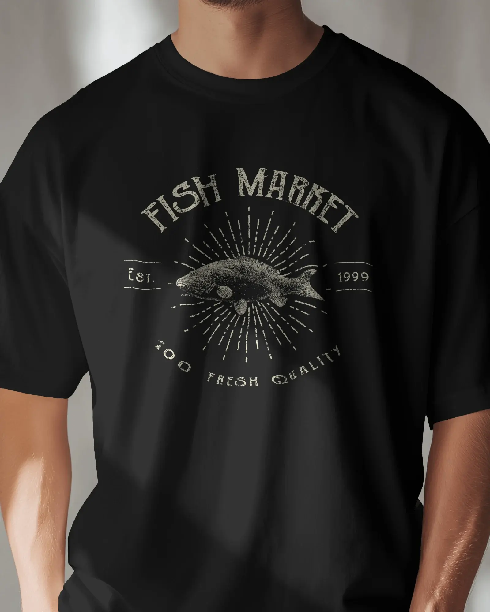 Premium DAMN! ROBOT Graphic Regular T-shirt