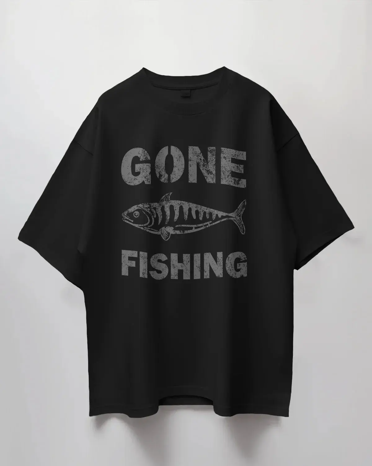 Premium Oversized 'GONE FISHING' T-Shirt | Limited Edition - YORD