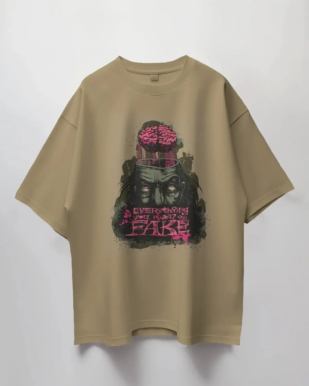 Premium Oversized 'Have A Seat' Graphic T-shirt - YORD