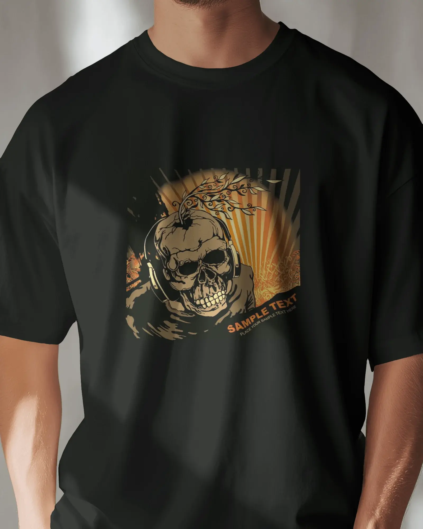 Premium Gone Fishing Distressed Print Regular T-shirt - YORD