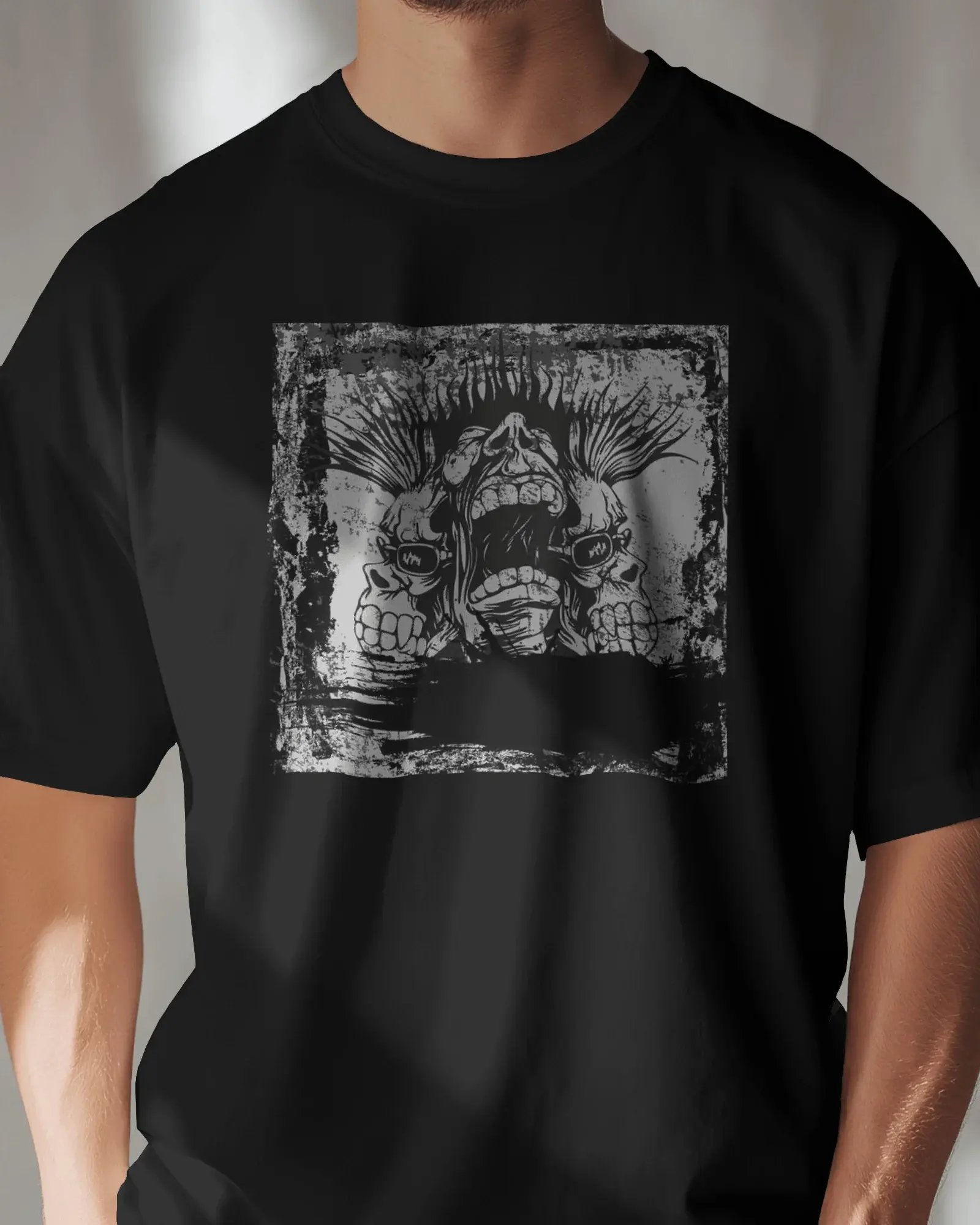 Premium Skull Rage Graphic T-shirt | Limited Edition - YORD