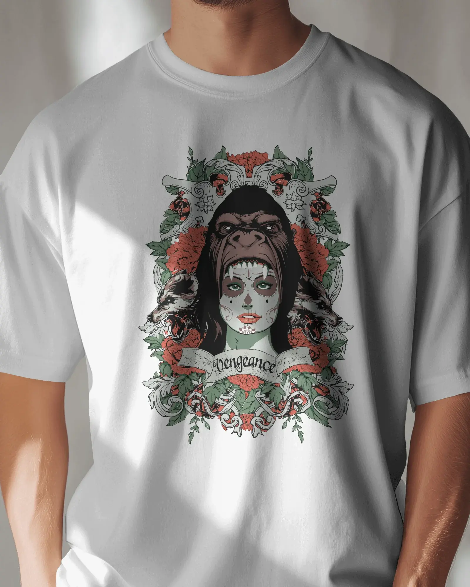 Premium Vengeance Gothic Art Regular T-shirt - YORD