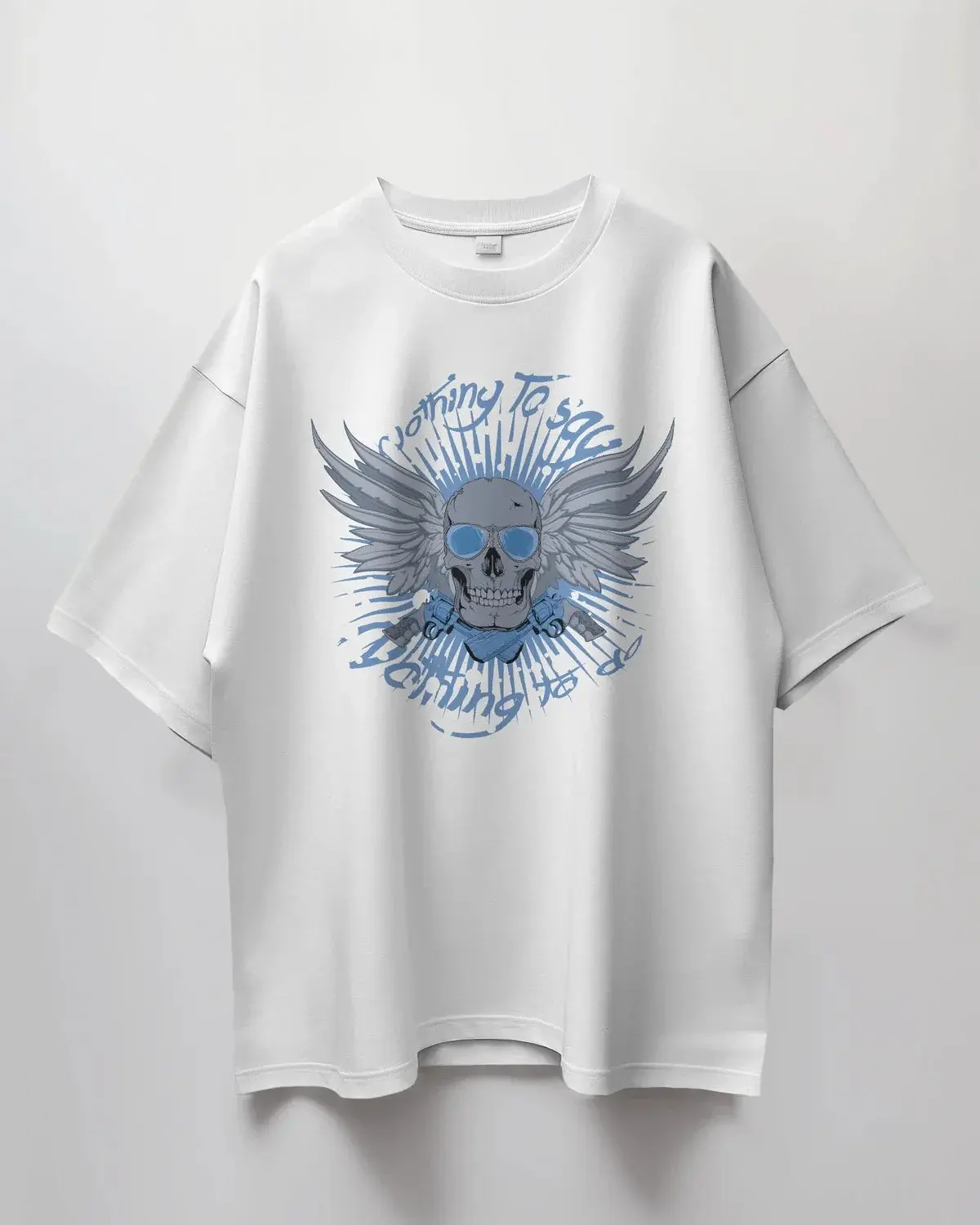 Premium Winged Skull Oversized T-shirt | Limited Edition