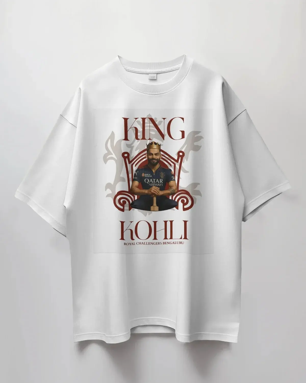 Premium Oversized Virat Kohli Cricket Fan T-shirt - Limited Edition