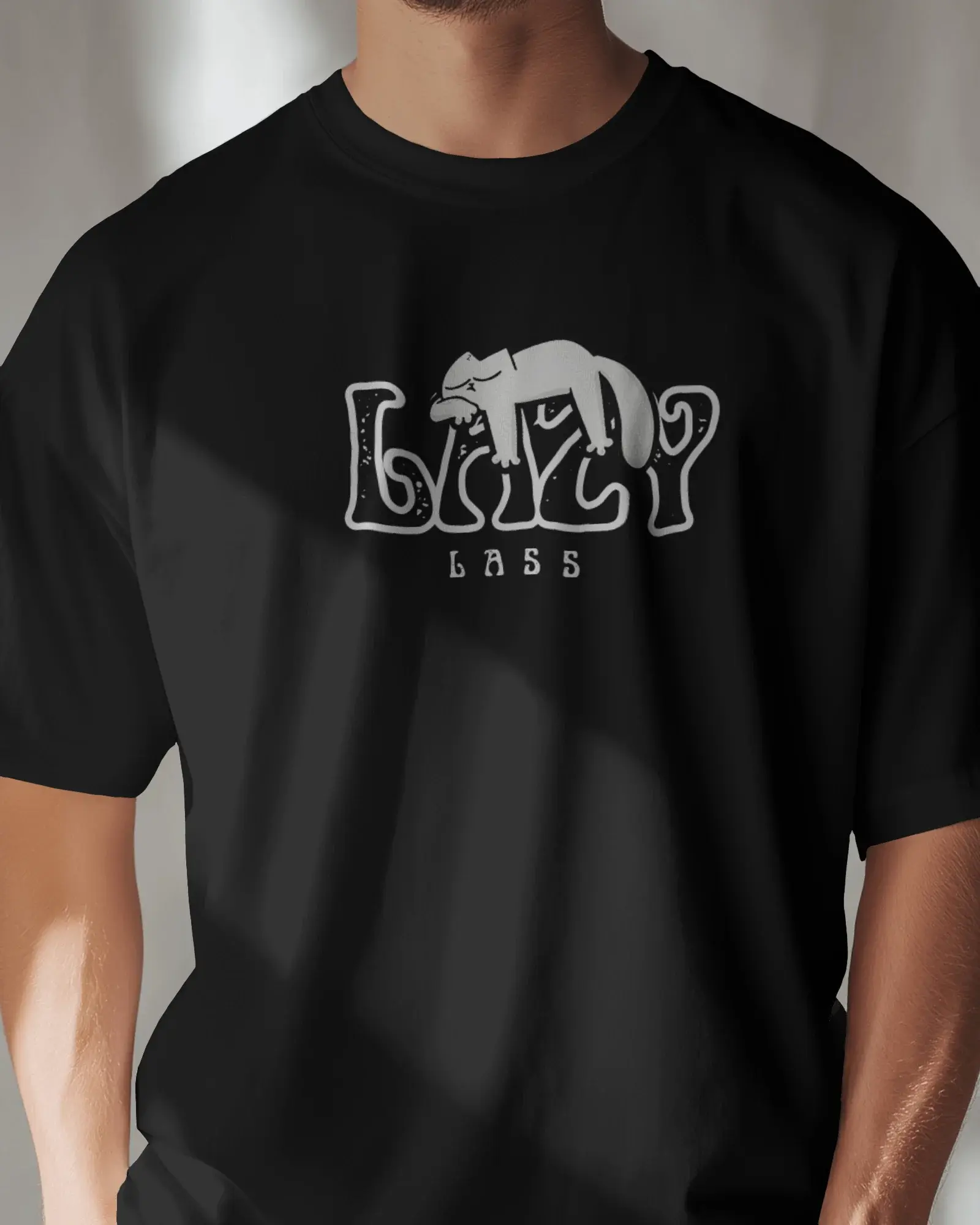 Premium LAZY Bass Graphic Regular T-shirt