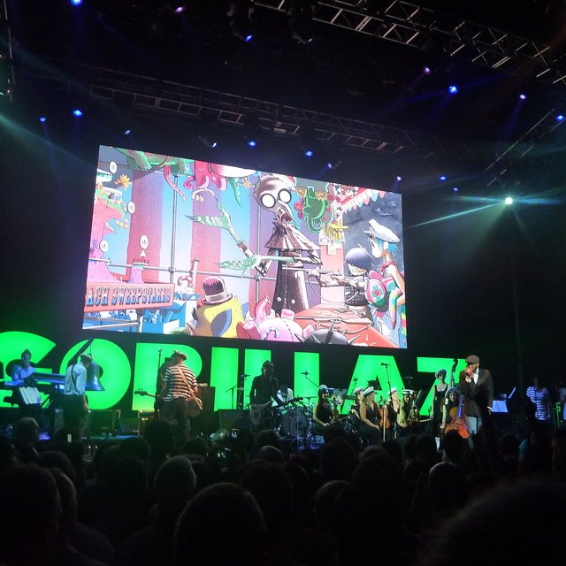 Gorillaz live in concert