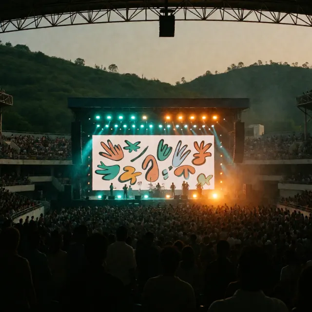 Gorillaz live in concert