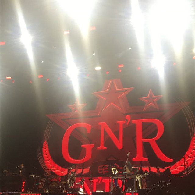 Guns N' Roses live in concert